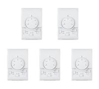 Yeihhtuk 5X MT01 220VAC Termostato Meccanico Condizionatore D'Aria Termostato per Ventilconvettori Regolatore di Temperatura Caldo