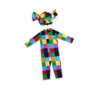 YEJBBUC Costume per bambini, tuta per cosplay, forniture per feste, celebrazioni, carnevale, XL, multicolore