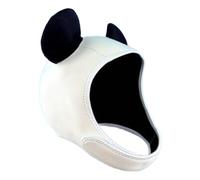 YEJBBUC Cuffia per immersioni subacquee in neoprene con panda, comoda cuffia per muta e nuoto, XL, bianco e nero