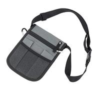 YEJBBUC Portapenne, organizer per attrezzi, borsa a scelta rapida, per camice da laboratorio, astuccio per matite, verde, 13 x 11 cm, Grigio, 15,5 x 20,5 cm, 15.5x20.5cm, come descrizione