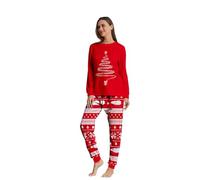 Yekdmxop Pigiama Famiglia Natale Set 4 Pigiama Famiglia Natalizio Albero di Natale Pigiami Natalizi Coppia Casa Camicia E Pantaloni Natalizie Famiglie Pyjamas Completo Pigiami per Tutta La Famiglia B