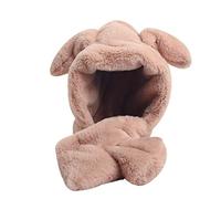 YEKEYI Inverno caldo Beanie Pop Up Orecchie Cappello Peluche Orecchio Saltare Cappello Coniglio Cappello Per Donne Ragazze, rosa, Taglia unica