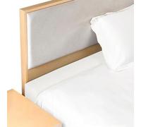 Yekuhe Riempitrice per Letto Lungo per chiudere Lo Spazio tra la testiera della Parete o la pedana per Letto Singolo/Matrimoniale/King Size, con Coperchio Rimovibile(Bianco,160x15x25cm)