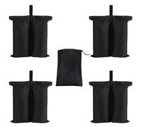 YELAIYEHAO 4 sacchetti per pesi per tenda a baldacchino pop-up con piedini ponderati con 1 sacchetto di sabbia (grande, 4 pezzi + borsa)