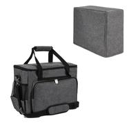 YELAIYEHAO Home - Custodia da viaggio per macchina da cucire e accessori, compatibile con la maggior parte delle macchine da cucire Singer, Brother, Janome, borsa per accessori da cucito (grigio)