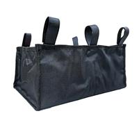 YELAIYEHAO Walker - Borsa portaoggetti per sedia a rotelle, 2 misure, M 33 x 23 x 15 cm, L 37 x 24 x 19,5 cm, stampa leopardata (nero, 37,1 x 24,1 x 19,6 cm)