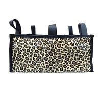 YELAIYEHAO Walker - Borsa portaoggetti per sedia a rotelle, 2 misure, M 33 x 23 x 15 cm, L 37 x 24 x 19,5 cm, stampa leopardata (stampa leopardata, 37,1 x 24,1 x 19,6 cm)