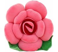 YELAN Cuscino fiore rosa Cuscino pavimento Cuscino sedia carino peluche Cuscino divano letto Cuscini decorativi per la stanza (Watermelon red, 30cm)