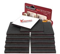 Yelanon 12 piedini antiscivolo per mobili, 101 mm, antiscivolo, per gambe dei mobili, piedini in gomma autoadesivi, protezioni per pavimenti in legno duro per mantenere i fermi del divano