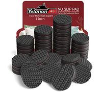 Yelanon Piedini antiscivolo per mobili, 48 pezzi, 25 mm, piedini in gomma autoadesivi, piedini antiscivolo per mobili in legno duro per mantenere fermi mobili