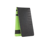YELARXI Custodia per segnapunti da golf, in pelle PU, con cinghie elastiche, per segnapunti da golf, tascabile, verde scuro, adatto per (corsa/gioco/pratica/golfista/uomini e donne)