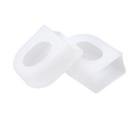 YELARXI Manicotto protettivo per pedivella per bicicletta, 2 pezzi, trasparente, adatto per mountain bike, bici da strada, guarniture e set di ingranaggi