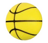 YELARXI Pallone da basket silenzioso, in schiuma ad alta densità, senza rumore, con scanalatura scolpita e borsa a rete