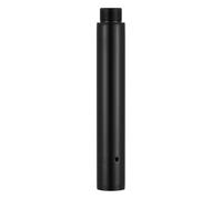 YELARXI Prolunga per asta da ballo da 45 mm, tubo estensibile regolabile professionale portatile rimovibile di ricambio, 25,4 cm, nero e acciaio inossidabile, adatto per (Connect Dancing Pole Stripper