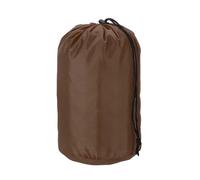 YELARXI Sacca per oggetti, in nylon, impermeabile, portatile, con coulisse, per organizzare gli attrezzi con levetta, 12,7 x 25,4 cm, adatta per escursioni, campeggio, viaggi, escursionismo (marrone)