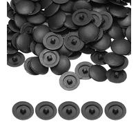 YELARXI Tappi a vite, in plastica, autofilettanti, antipolvere, impermeabili, adatti per viti a croce piatte (diametro 4 mm, mobili, armadietti), confezione da 170 pezzi, colore nero