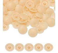YELARXI Tappi a vite, in plastica, autofilettanti, antipolvere, impermeabili, adatti per viti a croce piatte (diametro 4 mm, mobili, armadietti), confezione da 170 pezzi, giallo