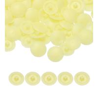 YELARXI Tappi per viti, in plastica, autofilettanti, antipolvere, impermeabili, adatti per viti a croce piatte (diametro 4 mm, mobili, armadietti), confezione da 120 pezzi, beige chiaro