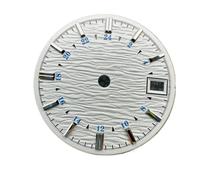 YELEMEABHB Accessori for la modifica del quadrante dell'orologio da 28,5 mm for il for NH34 NH35 comporre(White blue dial)