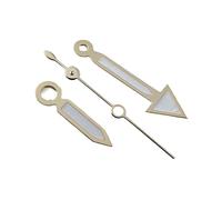 YELEMEABHB Accessori for orologi NH35 Lancette argentate, nere, oro rosa, verdi, luminose adatte ai movimenti NH35/NH36/4R/7S mano(Gold)