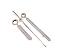 YELEMEABHB Accessorio for orologio for lancette NH35, bordo oro rosa, adatto for movimento automatico NH35 NH36 4R mano(B)