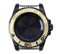 YELEMEABHB Cassa da 40 mm 200 m for NH35 NH36 NH34 8215 2824 Movimento PT5000 for cassa dell'orologio in stile design nero Parti in vetro zaffiro Cassa dell'orologio(Solid Bottom Cover 4,For NH35 NH36