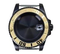 YELEMEABHB Cassa da 40 mm 200 m for NH35 NH36 NH34 8215 2824 Movimento PT5000 for cassa dell'orologio in stile design nero Parti in vetro zaffiro Cassa dell'orologio(Solid Bottom Cover 3,Miyota 8215)