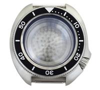 YELEMEABHB Cassa for orologio da 44 mm in cristallo zaffiro for movimento NH34 NH35 NH36 NH38 da 28,5 mm Cassa dell'orologio(Pure Black Chapter 6)