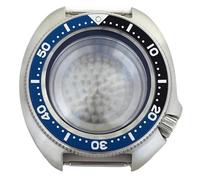 YELEMEABHB Cassa for orologio da 44 mm in cristallo zaffiro for movimento NH34 NH35 NH36 NH38 da 28,5 mm Cassa dell'orologio(Pure Black Chapter 3)