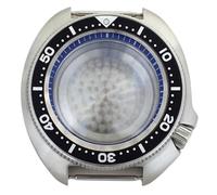 YELEMEABHB Cassa for orologio da 44 mm in cristallo zaffiro for movimento NH34 NH35 NH36 NH38 da 28,5 mm Cassa dell'orologio(Blue chapter ring 9)