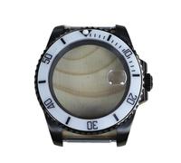 YELEMEABHB Cassa for orologio da uomo nera da 40 mm for Submariner in zaffiro, adatta for Miyota8215, ETA2824, PT5000, NH35, NH36, SUB, parti in acciaio inossidabile Seiko Mod. Cassa dell'orologio(Wit