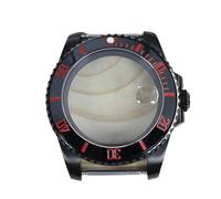 YELEMEABHB Cassa for orologio da uomo nera da 40 mm for Submariner in zaffiro, adatta for Miyota8215, ETA2824, PT5000, NH35, NH36, SUB, parti in acciaio inossidabile Seiko Mod. Cassa dell'orologio(GOL