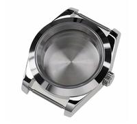 YELEMEABHB Cassa in acciaio da 36 mm e 39 mm for cristallo zaffiro, adatta for movimento meccanico automatico for SKX007 ModS NH35 NH36 Cassa dell'orologio(C,36mm)