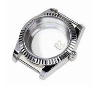 YELEMEABHB Cassa in stile for cristallo di zaffiro, resistente all'acqua, adatta for movimento meccanico automatico for NH35 NH36 Cassa dell'orologio(B,36mm)