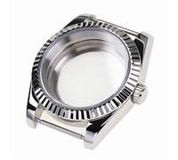 YELEMEABHB Cassa in stile for cristallo di zaffiro, resistente all'acqua, adatta for movimento meccanico automatico for NH35 NH36 Cassa dell'orologio(G,39mm)