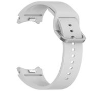 YELEMEABHB Cinturino Comfort Eco-Silicone compatibile for Samsung Galaxy Watch 7, 6 Classic (47 mm, 43 mm), 5 Pro (45, 4, 40, 44 for cambio rapido Cinturino per orologio(Official gray,7 4044mm)