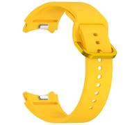 YELEMEABHB Cinturino Comfort Eco-Silicone compatibile for Samsung Galaxy Watch 7, 6 Classic (47 mm, 43 mm), 5 Pro (45, 4, 40, 44 for cambio rapido Cinturino per orologio(Apricot yellow,7 fe)