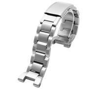 YELEMEABHB Cinturino for orologio for Casio G-Shock GST-210 GST-W300 GST-400G GST-B100 S100D/S110D/W110 in acciaio inossidabile. Cinturino per orologio(Silver)