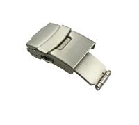 YELEMEABHB Cinturino in acciaio inossidabile massiccio for fibbia deployante for orologio da 16 mm, 18, 20, 22, chiusura pieghevole universale in metallo Chiusura per orologio(18mm)