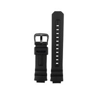 YELEMEABHB Cinturino in gomma adatto for Casio G-SHOCK serie 4778AW-591, 590, 5230AWG-M100, 101, in silicone. Cinturino per orologio(Black black clasp)
