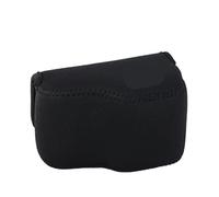 YELEMEABHB Custodia morbida in neoprene for fotocamera interna adatta for Canon Powershot V1 G1X III G5X, for Sony A6100 A5000 A5100 NEX-5T NEX-3N for obiettivo 16-50 mm borsa fotografica(Noir)