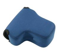 YELEMEABHB Custodia morbida interna in neoprene for fotocamera adatta for Olympus OM-D E-M10 E-M5 EM10 EM5 Mark III II for obiettivo 14-150 mm 12-40 40-150 borsa fotografica(Blauw)