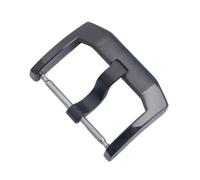 YELEMEABHB Fibbia ad ardiglione in acciaio inossidabile 316L da 20 mm, chiusura for orologio nera e argento, adatta for cinturino for TAG, adatta for cinturino for Heuer, accessori for cinturini da po