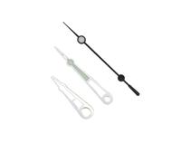 YELEMEABHB Lancette luminose Super C3 verde brillante 1058 adatte for movimento automatico for NH34 35 36 38 70 SKX007 mano(Silver Black)