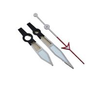 YELEMEABHB Lancette NH34 GMT Lancette semicave Lancette luminose verdi Lancette luminose verdi Accessorio for orologio a 4 pin Adatto for movimento NH34 NH35 NH36 mano(A)