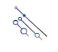 YELEMEABHB Lancette NH35 for cerchio grande cavo, lancette blu e oro argento, senza lancetta luminosa, adatte for il movimento NH34, NH35, NH36, 4R, 7S. mano(D)