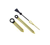 YELEMEABHB Lancette NH35 Lancette NH36 Accessori for orologi modificati for lancette luminose verdi adatte ai movimenti NH35/NH36/4R/7S mano(Yellow)