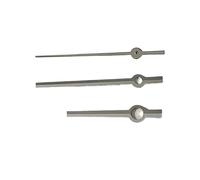 YELEMEABHB Nessuna lancetta luminosa for movimento NH35, parte modificata, puntatori for orologi a 3 pin mano(Silver)