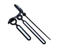 YELEMEABHB NH35 Lancette Luminose Verdi Resistenti Lancette Argento Oro Tre Lancette Accessori for Orologi for Movimento Automatico NH35 NH36 4R 7S mano(Noir)