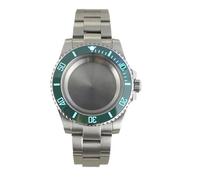 YELEMEABHB Orologio automatico impermeabile da 40 mm for cassa spazzolata e bracciale in zaffiro, adatto for movimento for Seiko NH35 NH36 NH34 8215 2824 Cassa dell'orologio(Solid Bottom Cover 4,Miyot